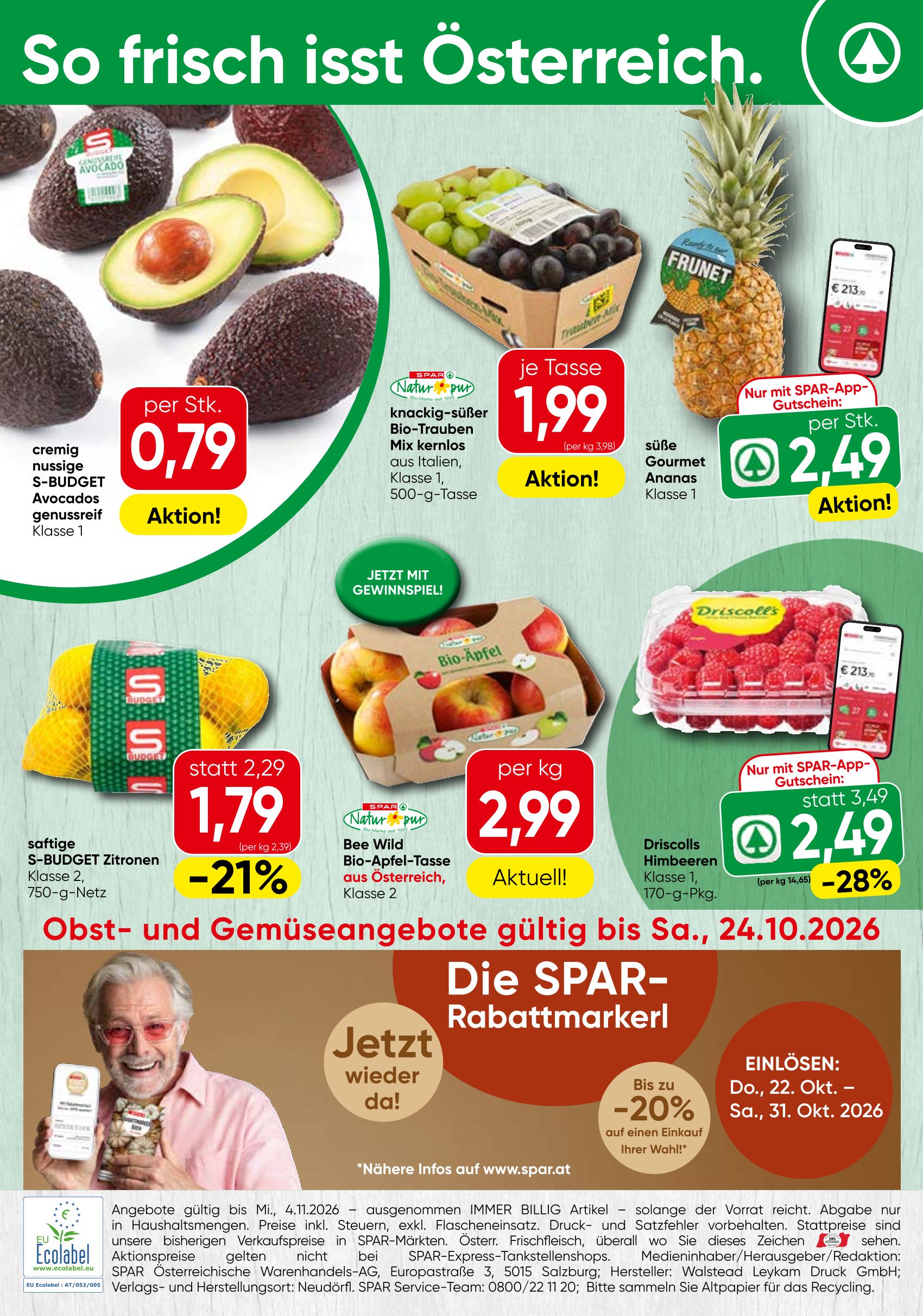 Spar AT Obst & Gemüse 2026/43