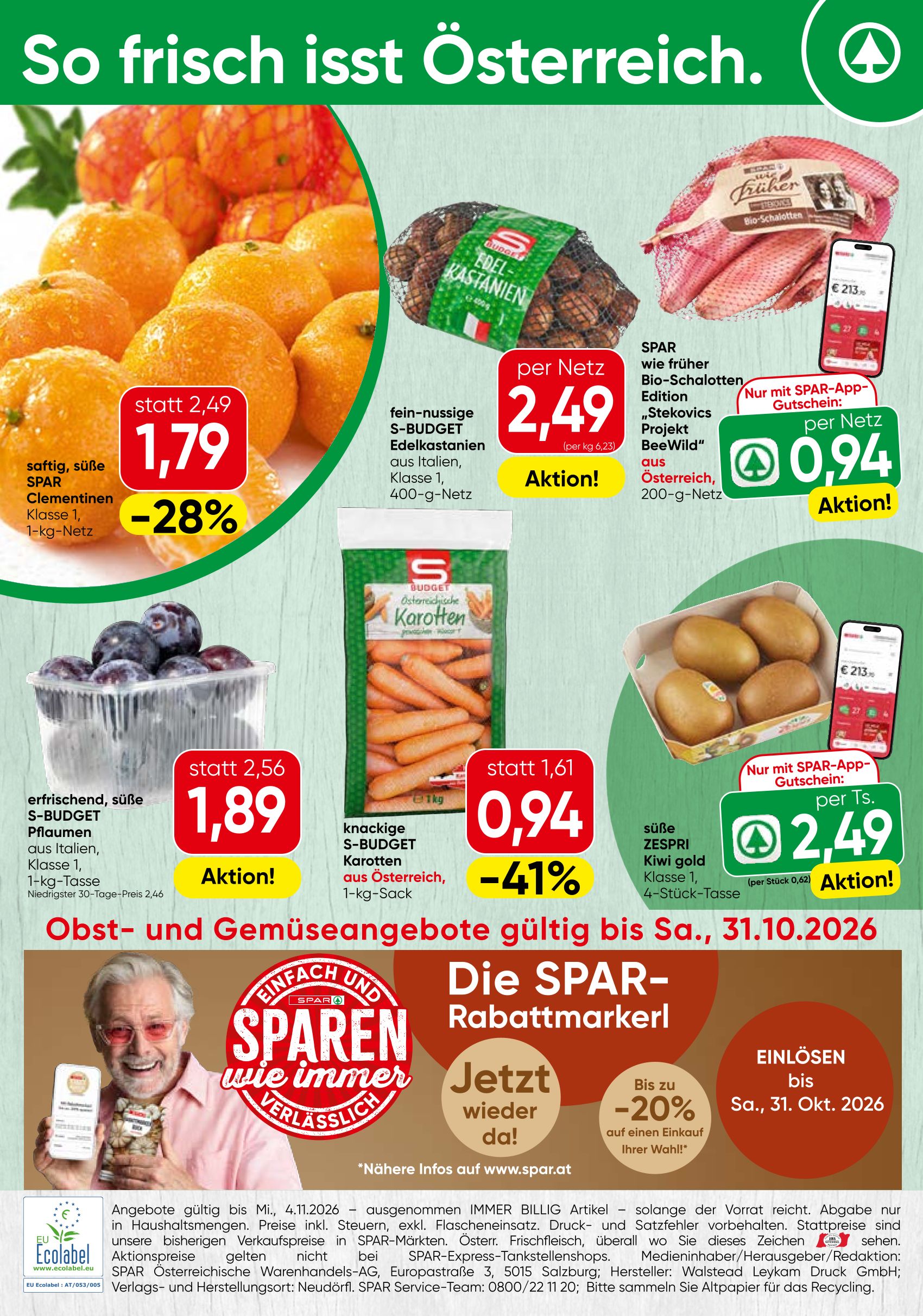 Spar AT Obst & Gemüse 2026/44